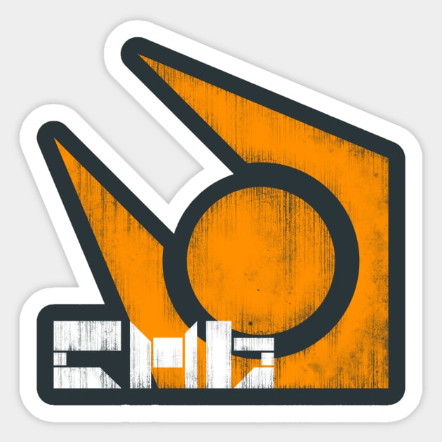 Half Life 2 - Combine Grunge Sticker by Remus